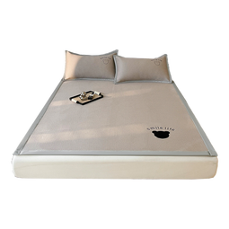 无印良品A类夏季凉感冰豆豆床单  加厚三明治冰丝床单双人可水洗150*200cm