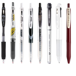 斑马牌（ZEBRA） 中性笔套装JJ15学生考试黑笔速干不晕染学霸速干刷题文具笔0.5mm按动笔 斑马控推荐8支