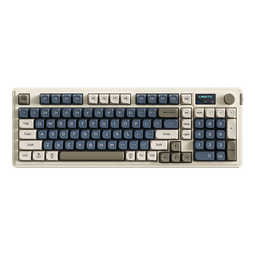 狼途（Langtu）LT75PRO等高线 有线/无线/蓝牙三模机械键盘 Gasket结构 RGB灯效 液晶彩屏 萝卜轴