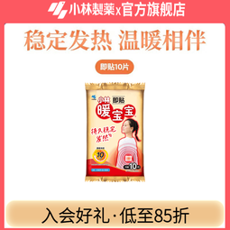 小林制药暖宝宝即贴 暖腹暖身例假暖宫贴 防寒保暖稳定发热贴 【持久发热10片】
