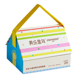 美乐童年彩虹小屋直液式丙烯马克笔不透色小学生水彩笔生日礼物男女孩画笔 【直液式】带画板24色丙烯马克笔