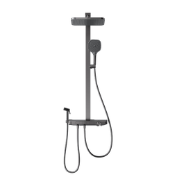 箭牌淋浴花洒套装 温度显示大顶喷花洒手持增压数显【政府补贴15%】