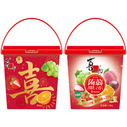 喜之郎蒟蒻果冻90包1.8kg大桶0脂肪0人工色素 儿童解馋小零食大礼包送礼