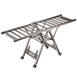 四季沐歌落地晾衣架折叠衣架室内晒衣架翼型晾衣架阳台凉衣架晒被架晒衣杆