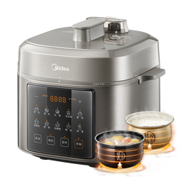 美的（Midea）【国家补贴】电压力锅高压5升0氟球胆釜电饭煲家用4-6人 触控全自动智能预约自动排气炖煮MY-E5923