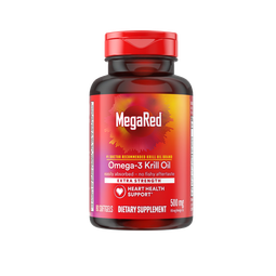 MegaRed脉拓南极磷虾油软胶囊  深海鱼油omega-3美国进口高纯度500mg80粒 【热销爆款】日常养护心血管