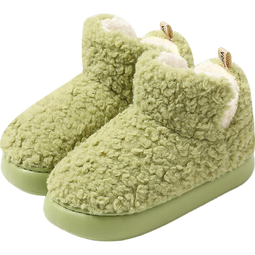 冬季棉拖鞋女款外出保暖厚底居家防滑2025新款情侣毛绒棉鞋男款冬 GT-M-6421浅咖 36 （36-37）