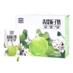忠厚青提栀子奶整箱儿童早餐牛奶 忠厚青提栀子奶200ml*4盒 