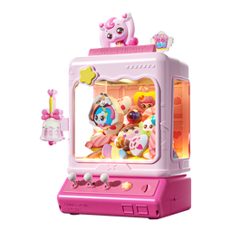 活石奇妙萌可玩具抓娃娃机3-14岁大型家用圣诞节儿童礼物3岁6女孩生日 灯光40CM【萌可原曲3首+大号3D公仔+典藏版娃娃+双供电 爱心萌可夹娃娃机8-12岁小女孩特大超大号3-6岁 