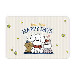 KAYE浴室地垫卡通吸水垫卫浴卫生间厕所门口速干脚垫家用入户门防滑垫 GZN-快乐侦查员 40X60cm