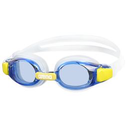 阿瑞娜（arena）儿童男女童进口泳镜防雾防水高清2-8岁游泳镜泳舒适高清游泳镜 蓝色进口带镜盒（AGL-5100JEA）