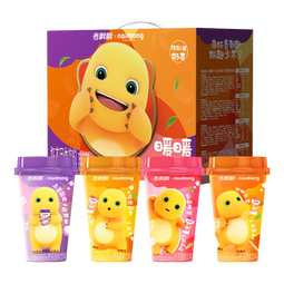 香飘飘 【奶龙联名款】奶茶0反式冲泡粉饮料下午茶礼盒装香芋麦香 缤纷礼盒12杯装