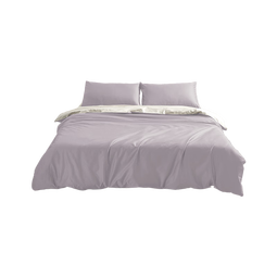 一默四件套纯棉60支长绒棉贡缎A类床单枕套单双人100%全棉床上四件套 【新人体验价】 60支 丨绛紫配米白 床单款 （被套150*200cm） 枕套2只