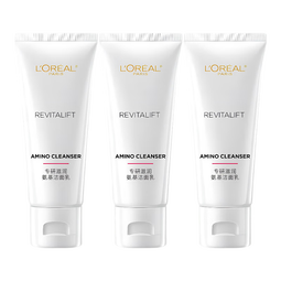 欧莱雅（LOREAL）洗面奶30ml洁面乳氨基酸温和深层清洁滋润便携装 复颜洁面30ml*2