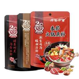 呷哺呷哺 火锅底料150g/袋 麻辣烫香锅 一料多用调味料 牛油150g*3袋