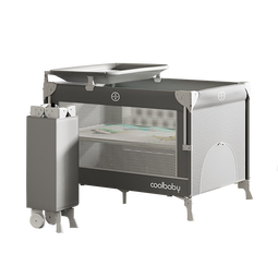 coolbaby婴儿床可移动0-3岁多功能拼接床可折叠1 【基础款】床+折叠床垫+置物篮