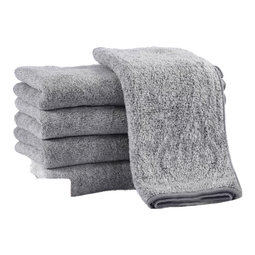 加厚竹炭洗碗巾细纤维洗碗布厨房抹布沾油加厚吸水清洁擦手百洁布 30条装【30x30cm】竹炭锁边 