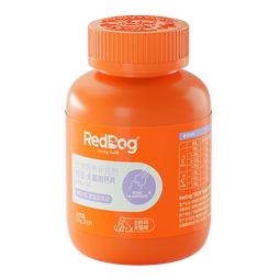 红狗（RedDog）钙片液体钙软骨素猫狗补钙化毛膏乳铁蛋白猫咪益生菌鱼油卵磷脂 【日常补钙】钙王(200片)