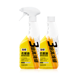 超威重油污清洁泡泡500g*2瓶去重油清洁剂油烟机灶台油污净家庭清洁 