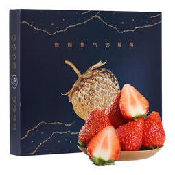 勿语大凉山高山露天种植新鲜草莓现摘现发 农家草莓产地直发采销推荐 大凉山28颗网红礼盒果王30g+