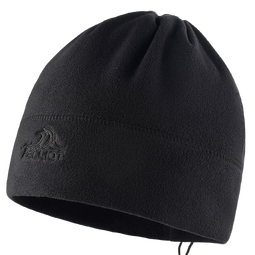 伯希和（Pelliot）户外抓绒帽摇粒绒围脖防风保暖护脖滑雪帽子冬季男女165034012黑