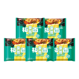 今麦郎方便面 袋装安徽板面 非油炸宽面条卤香牛肉泡面速食食品 【5袋尝鲜】麻辣牛肉板面124g