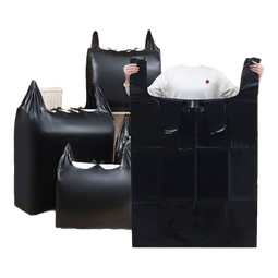 京东物流 搬家打包加厚大容量棉被衣服收纳袋批发塑料袋行李袋 【加厚+防刺款】44*69cm 5 个装