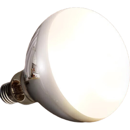 浴霸灯泡取暖专用275瓦防爆老式卫生间浴室led中间照明壁挂式灯暖 护眼钢化白色-高160 【10只装】