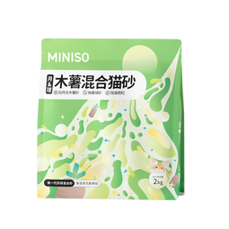 名创优品猫砂豆腐猫砂木薯猫砂除臭膨润土猫砂混合钠基矿砂豆腐砂强力除臭 【0甲醛】木薯矿石混合砂*１包