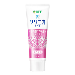 狮王（Lion）齿力佳高活酵素美白牙膏 分解牙渍 净白牙齿 百花薄荷130g【效期至26年6月】