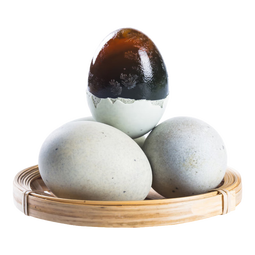 无铅松花皮蛋40g-50g溏心皮蛋农家散养鸭蛋溏心即食早餐买菜生鲜 4枚松花蛋【单枚40-50g】