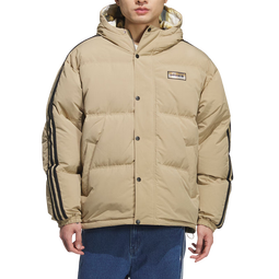 阿迪达斯（adidas）羽绒服男装 25冬季新款复古街头风双面穿时尚潮流连帽短款鸭绒服 KF9278 XXS