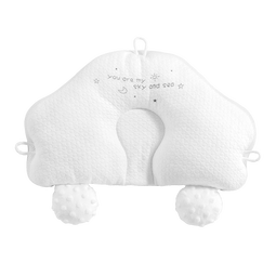 贝肽斯定型枕头婴儿防惊跳安抚枕头0-1岁定型枕睡觉喂奶神器 蓝色天使款【抗菌棉】【47*37cm】 