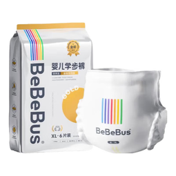 bebebus金标茶树精华拉拉学步裤透气超薄纸尿裤小包试用装 NB码 1包 11片 【纸尿裤】