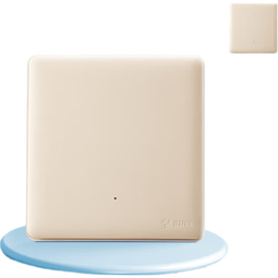 公牛（BULL）无线遥控一位单火开关 双控多控 免改线开关 遥控家用Q111金色