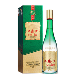 西凤酒【酒厂直营 正品保障】1964珍藏版凤香型 白酒送礼 55度 500mL 1盒 单瓶装
