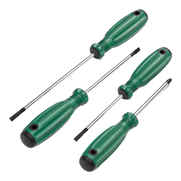 天卓五金螺丝刀十字一字工业级带强磁性螺丝批工具套装超硬改锥小起子大全 3*75mm一字