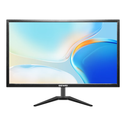 格为GEWEI20英寸显示器高清液晶屏幕HDMI接口家用办公监控可壁挂外接笔记本 20英寸直面黑【VGA+HDMI+60HZ】