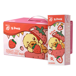 真果粒牛奶饮品草莓味苗条装 部分地区8月产 250g×12盒
