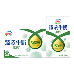伊利臻浓牛奶高钙 营养丰富 早餐搭档 臻浓高钙250ml*16盒*1箱