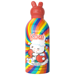 英氏儿童沐浴露洗发二合一婴儿沐浴露洗发水慕斯小奶泡350ml【拍2划算 