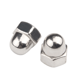 固万基 304不锈钢盖型螺母 盖形螺丝帽带帽盖母半圆头螺母 球头螺帽国标 304材质M4[50只]