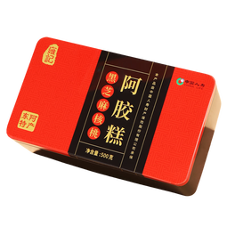 雍记阿胶糕1500克【到手三盒】传统手工即食阿胶糕产地东阿县铁盒装