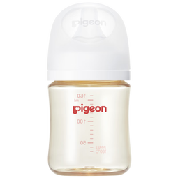 贝亲（Pigeon）新生儿 防胀气宽口径PPSU奶瓶160ml SS号奶嘴 0个月+AA261  