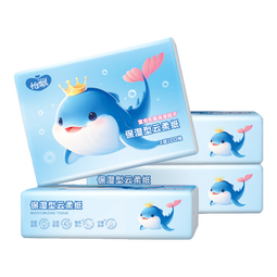 怡飘保湿抽纸云柔巾乳霜纸母婴儿 3层 100抽*4包