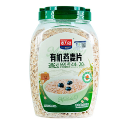 麦力多有机燕麦片900g 高纤即食黑纯麦片营养早代餐冲饮谷物0无添加蔗糖 【高纤0添加】有机纯燕麦片900g