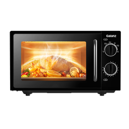 格兰仕家用微波炉20升机械大平板式易清洁均匀加热智能小型迷你速热杀菌旋钮操作简单便捷B1 升级大平板 黑色