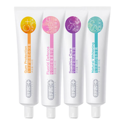 舒客专效成人防蛀牙膏含氟美白清新口气亮白护龈舒敏家庭组合装 专效牙膏120g*3支+ 140g*1支 装