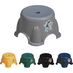 小凳子加厚家用小板凳客厅方凳可叠放茶几凳浴室防滑儿童塑料矮凳 小号【19.5*15*22.2cm】随机颜色