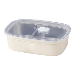 百亿熊316L不锈钢分隔饭盒抗菌上班族学生带饭微波炉加热便当餐盒多层 双格 1500ml